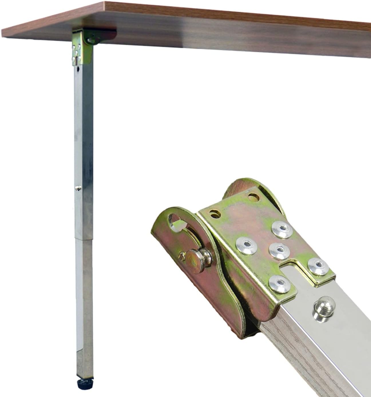 KRAZI Klappbare Tischbeine 1 Pack Edelstahl Teleskop-Möbelbeine ...